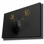 Wallity Lienzo Decorativo Dorado y Negro 70 x 100 cm